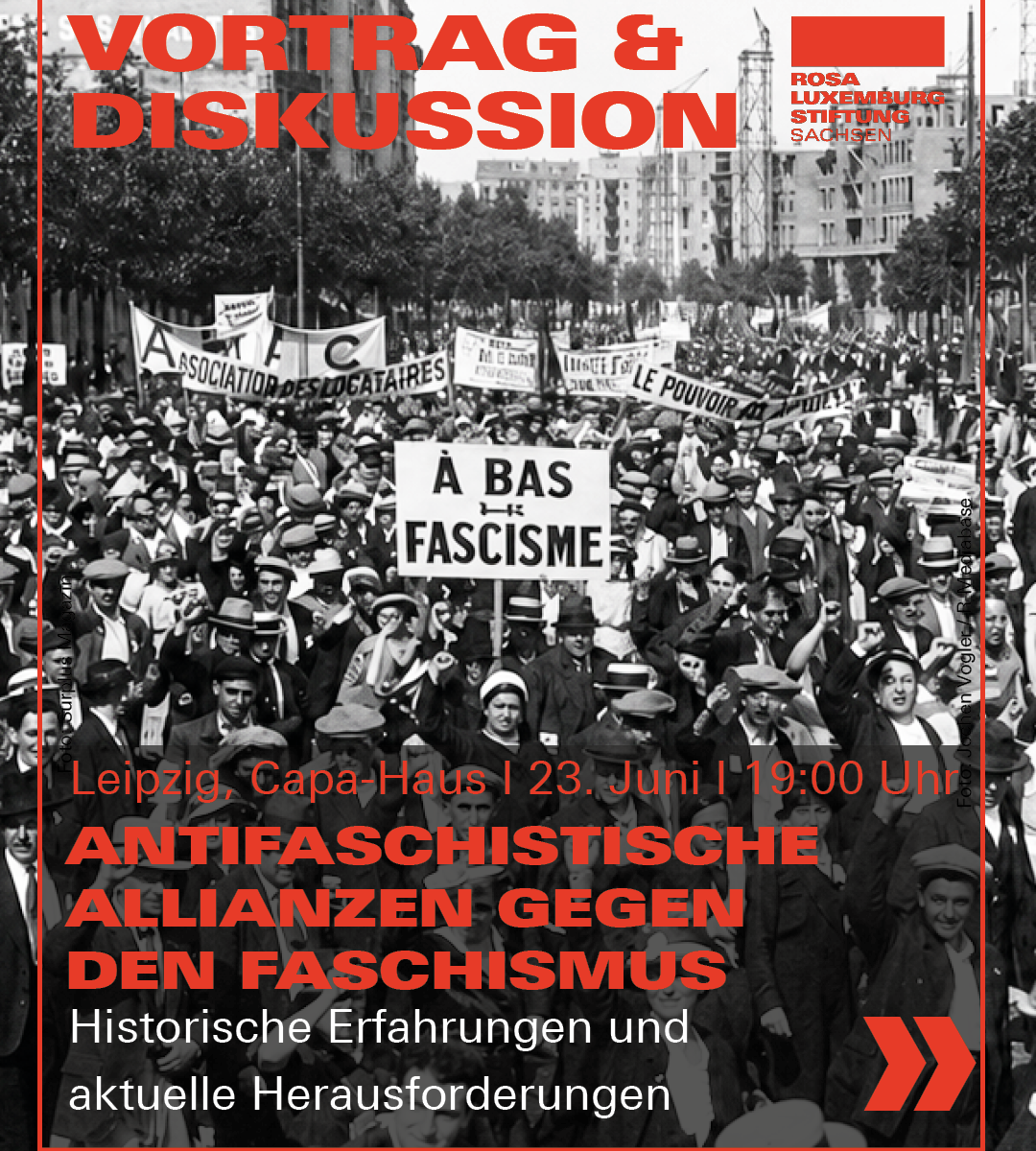 Bild einer Demonstration der Volksfront